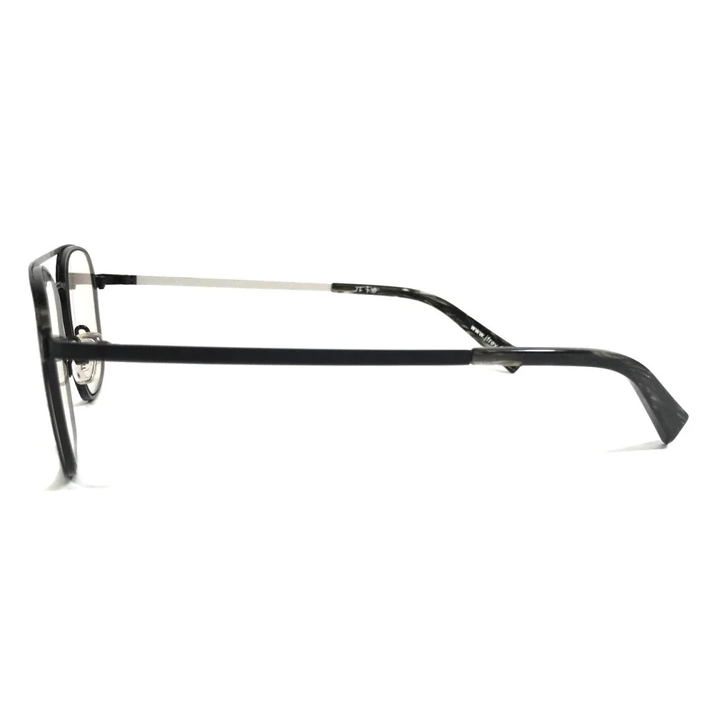 J.F. Rey Eyeglasses Frames JF2692 0013 Noir Argent Black Silver Square 51-19-135